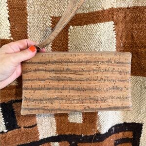 Cork Wristlet Clutch